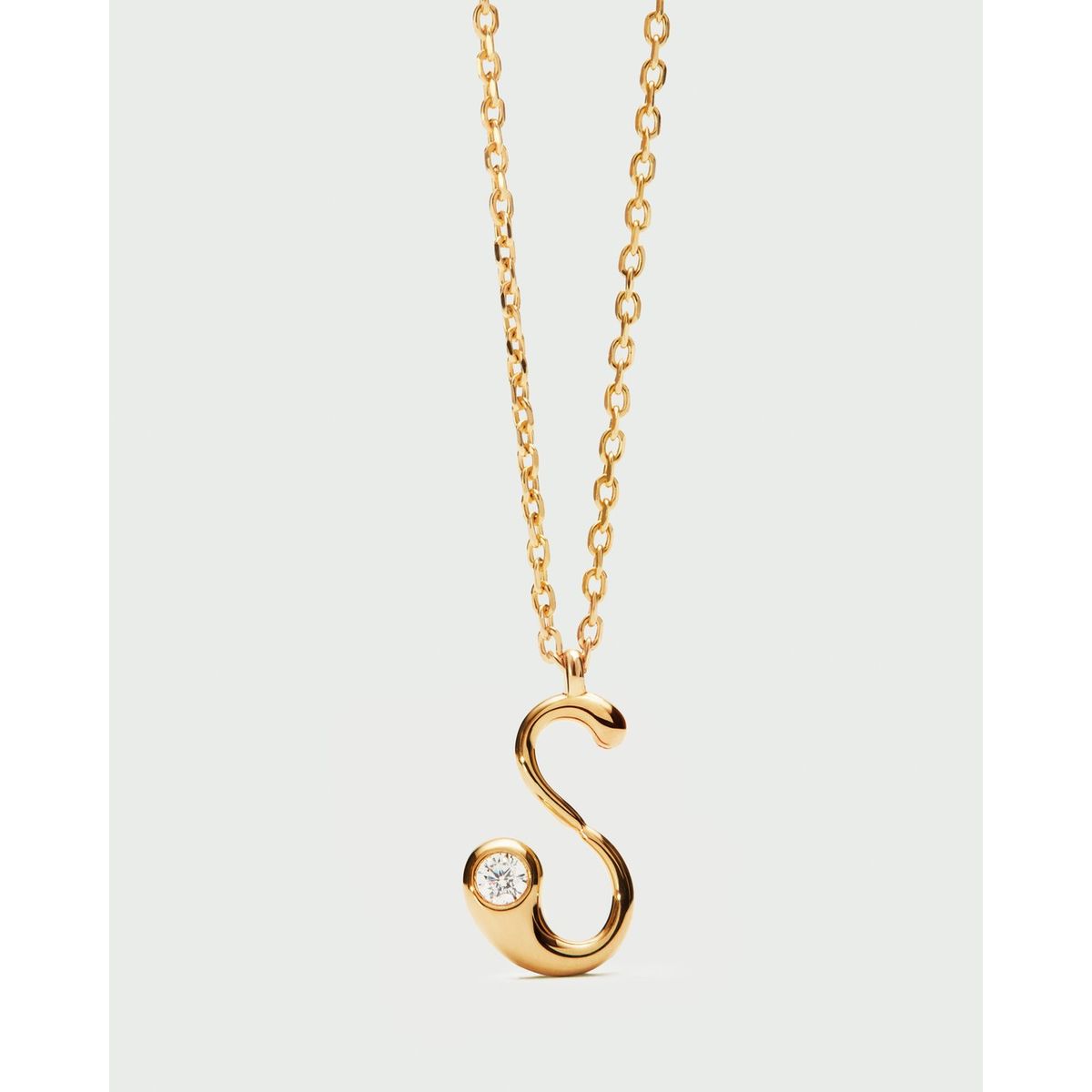 PDPAOLA Náhrdelník s písmenom S