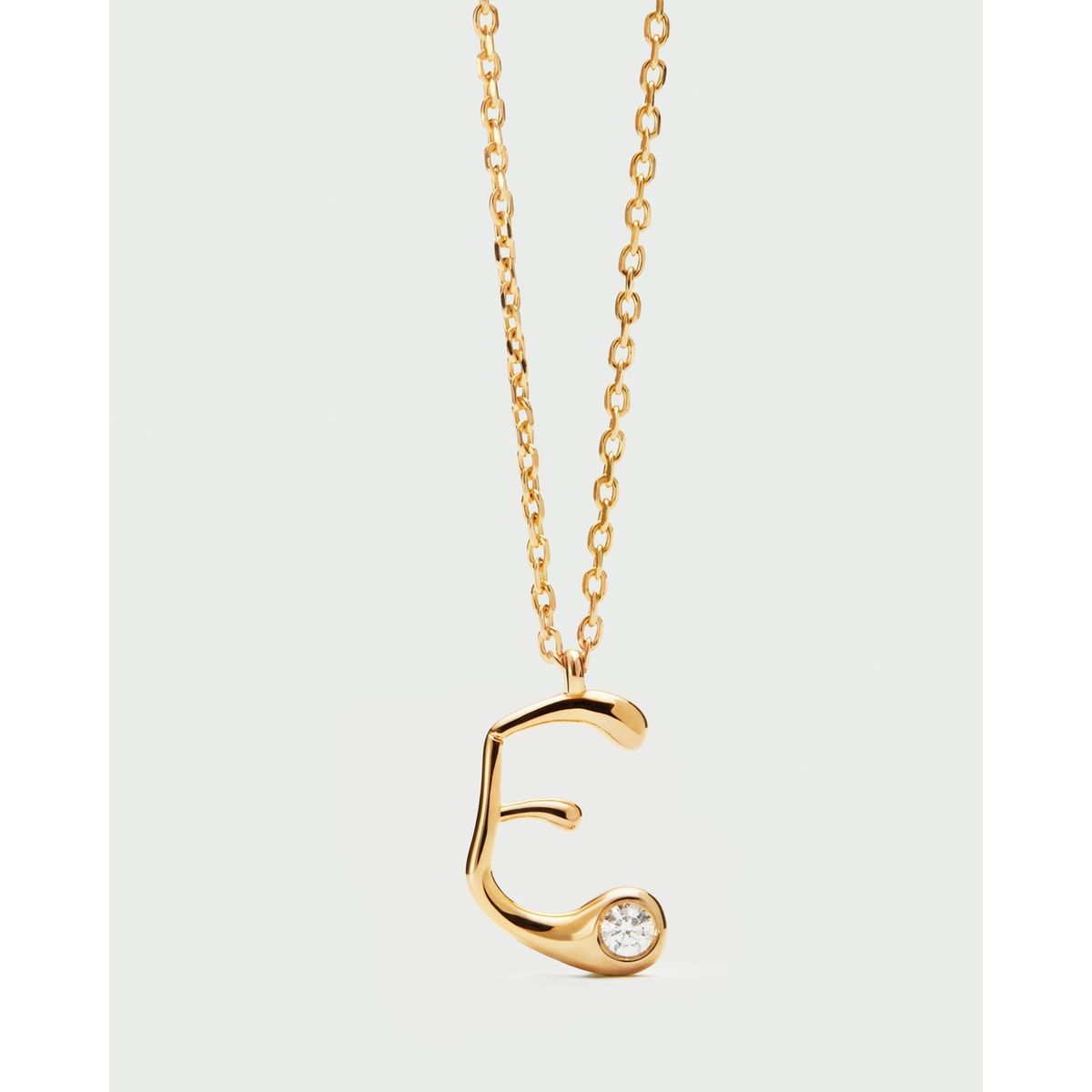 PDPAOLA Náhrdelník s písmenom E