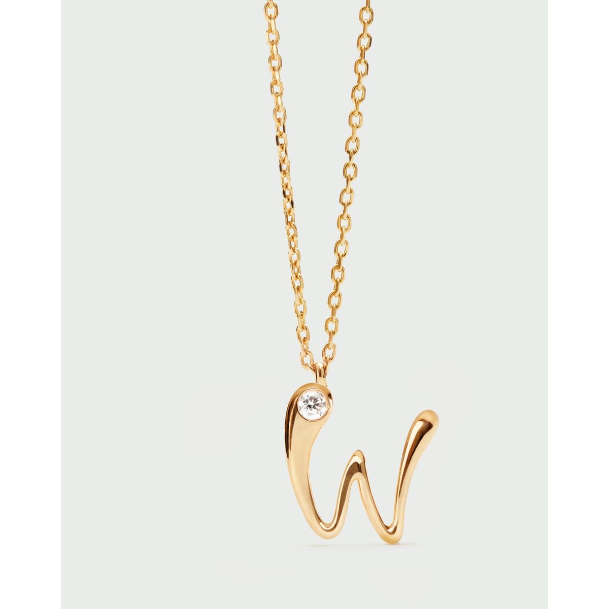 PDPAOLA Náhrdelník s písmenom W