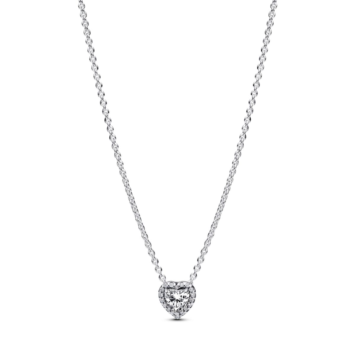 PANDORA náhrdelník Vyvýšené srdce