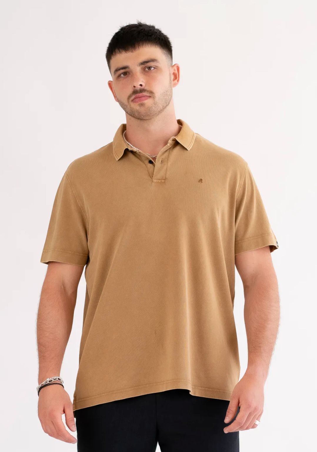 BAVLNĚNÉ PIQUÉ POLO TRIČKO S MRAMOROVÝM EFEKTEM - galerie #3
