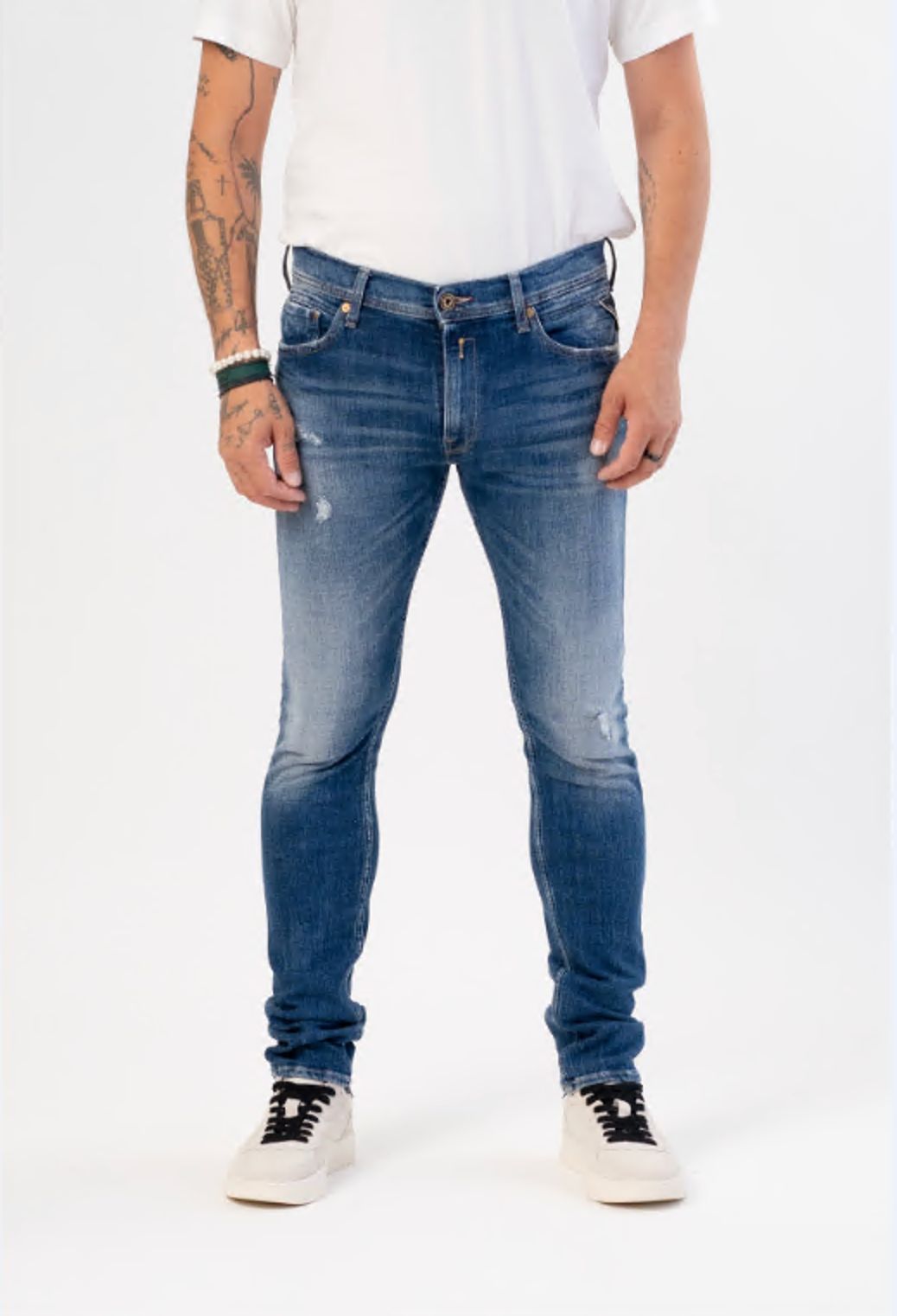 JONDRILL SKINNY-FIT DŽÍNY - galerie #3