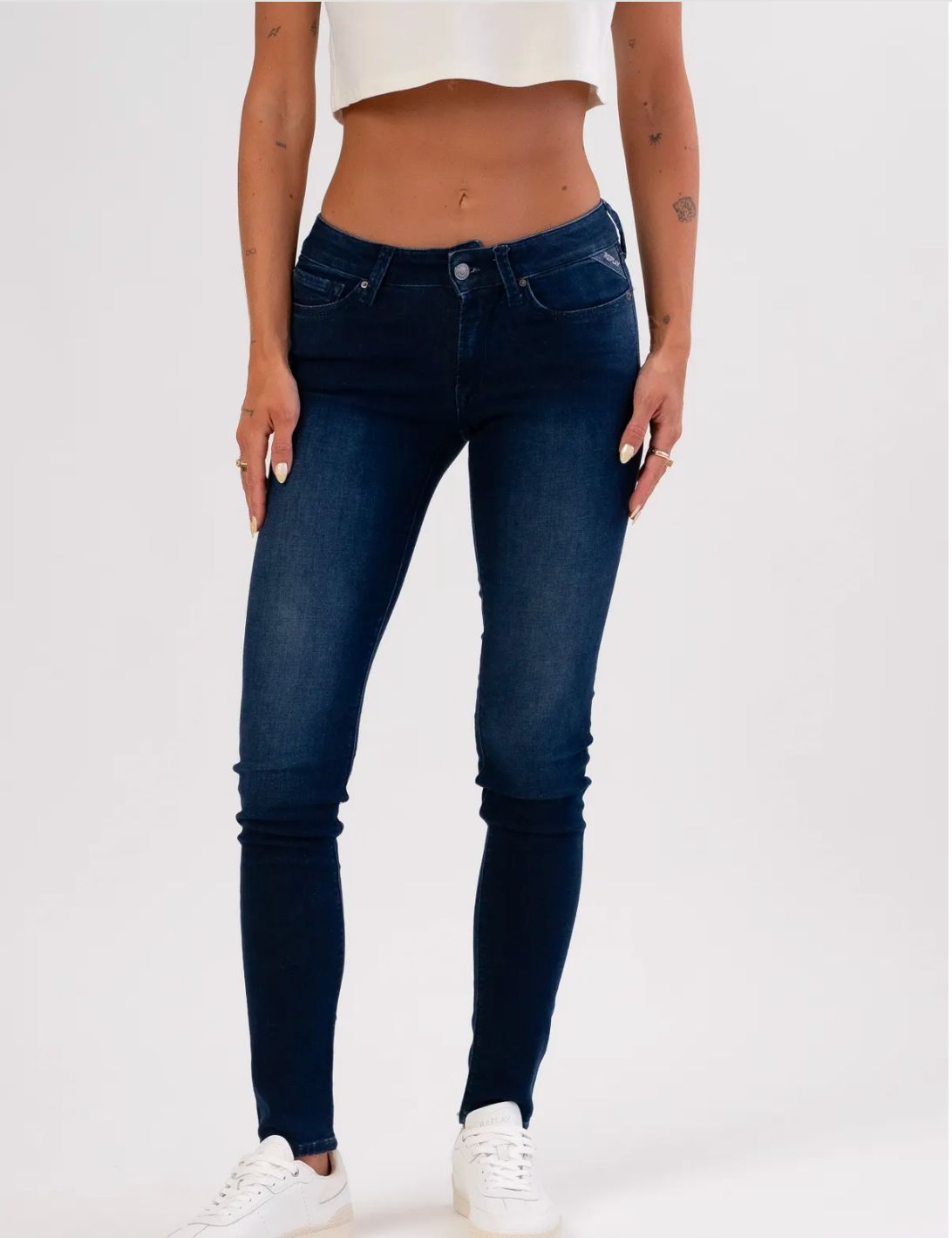 NEW LUZ SKINNY-FIT DŽÍNY - galerie #3