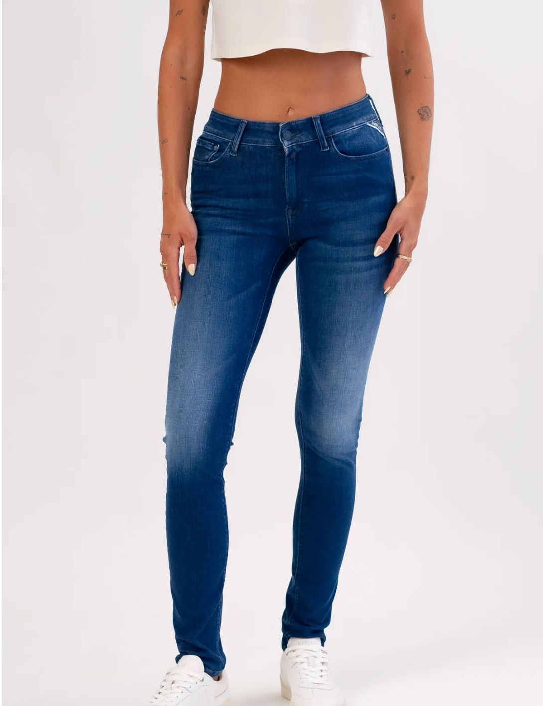 NEW LUZ SKINNY-FIT DŽÍNY - galerie #3