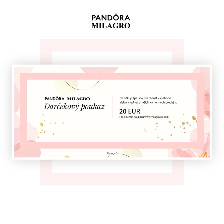 Elektronický darčekový poukaz 20 €