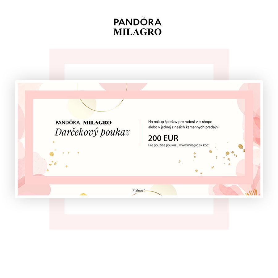 Elektronický darčekový poukaz 200 €