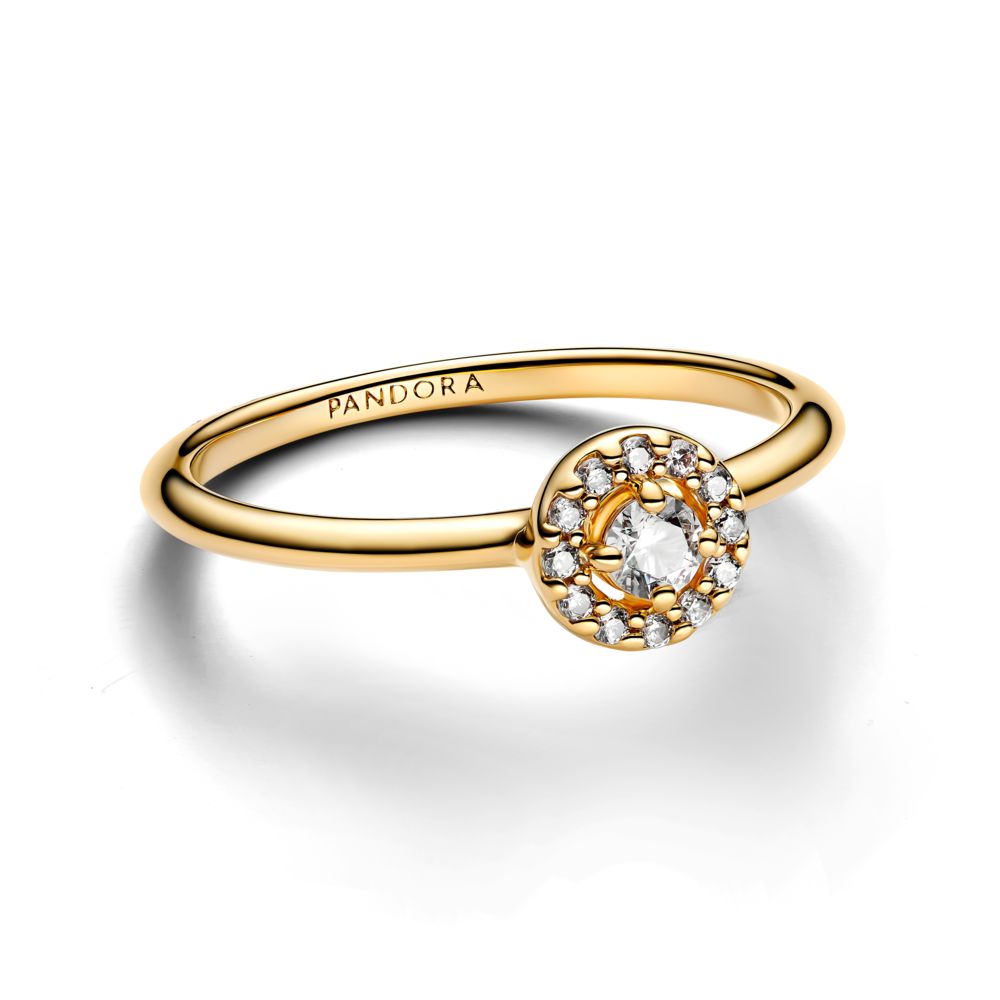 Pandora Prsten Kulatá aureola s pavé - galerie #3