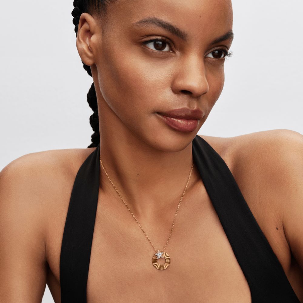 Pandora Náhrdelník s trblietavým príveskom Padajúca hviezda - galéria #1