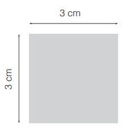 Kontrolní čtverec 3x3 cm