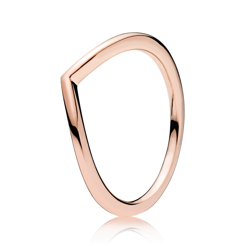  Rose prsten Lesklé přání