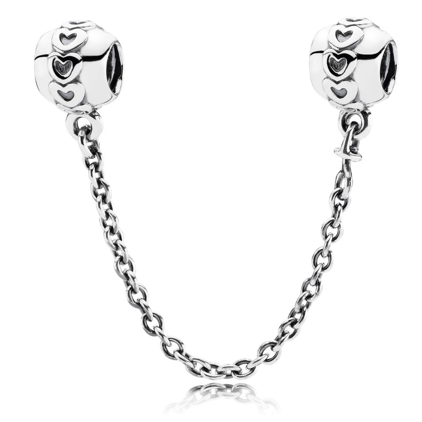  bezpečnostní řetízek Věčná srdce