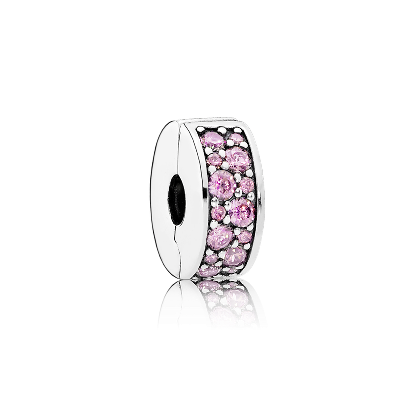  klip se silikonem Zářivá růžová elegance