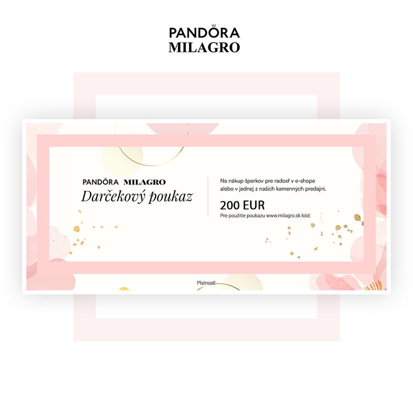 Elektronický darčekový poukaz 200 €