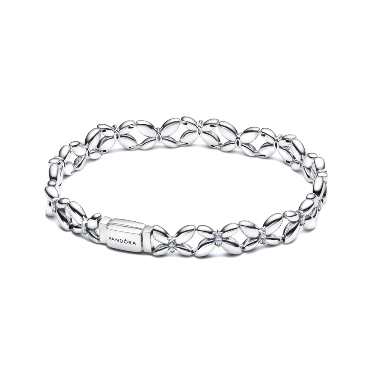PANDORA stříbrný Motýlkový náramek 16